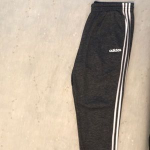 BRAND NEW-ADIDAS GREY TRACK PANTS